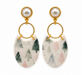 Pastel Christmas Forest Earrings