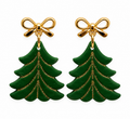 Evergreen Elegance Christmas Tree Earrings