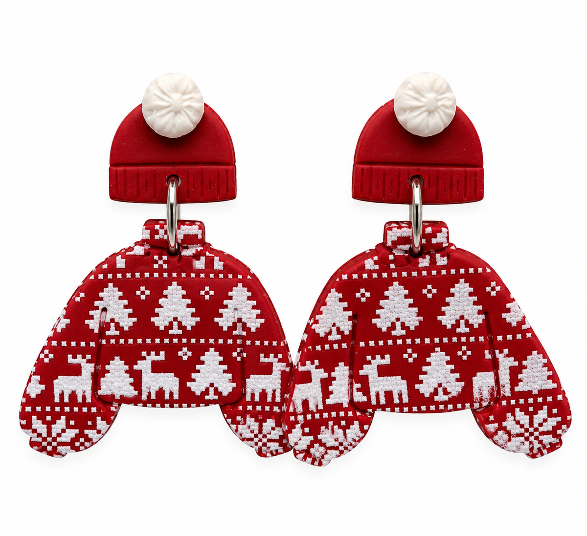 Cozy Christmas Sweater Earrings