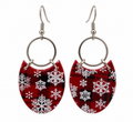 Snowflake Wishes Christmas Earrings