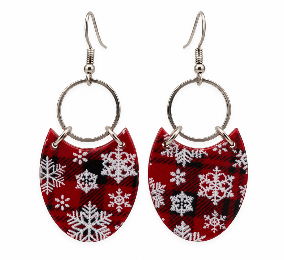 Snowflake Wishes Christmas Earrings