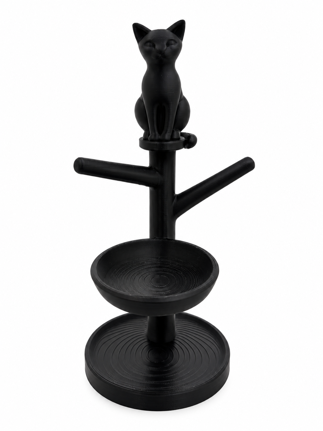 Purrfectly Organized Cat Jewelry Stand