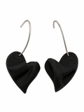 Love in Bloom Sculpted Heart Earrings