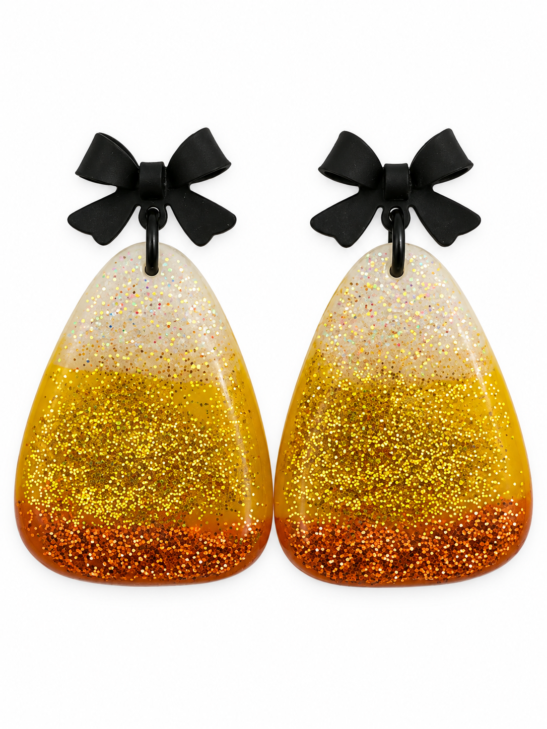 Sweet & Sparkly Candy Corn Earrings