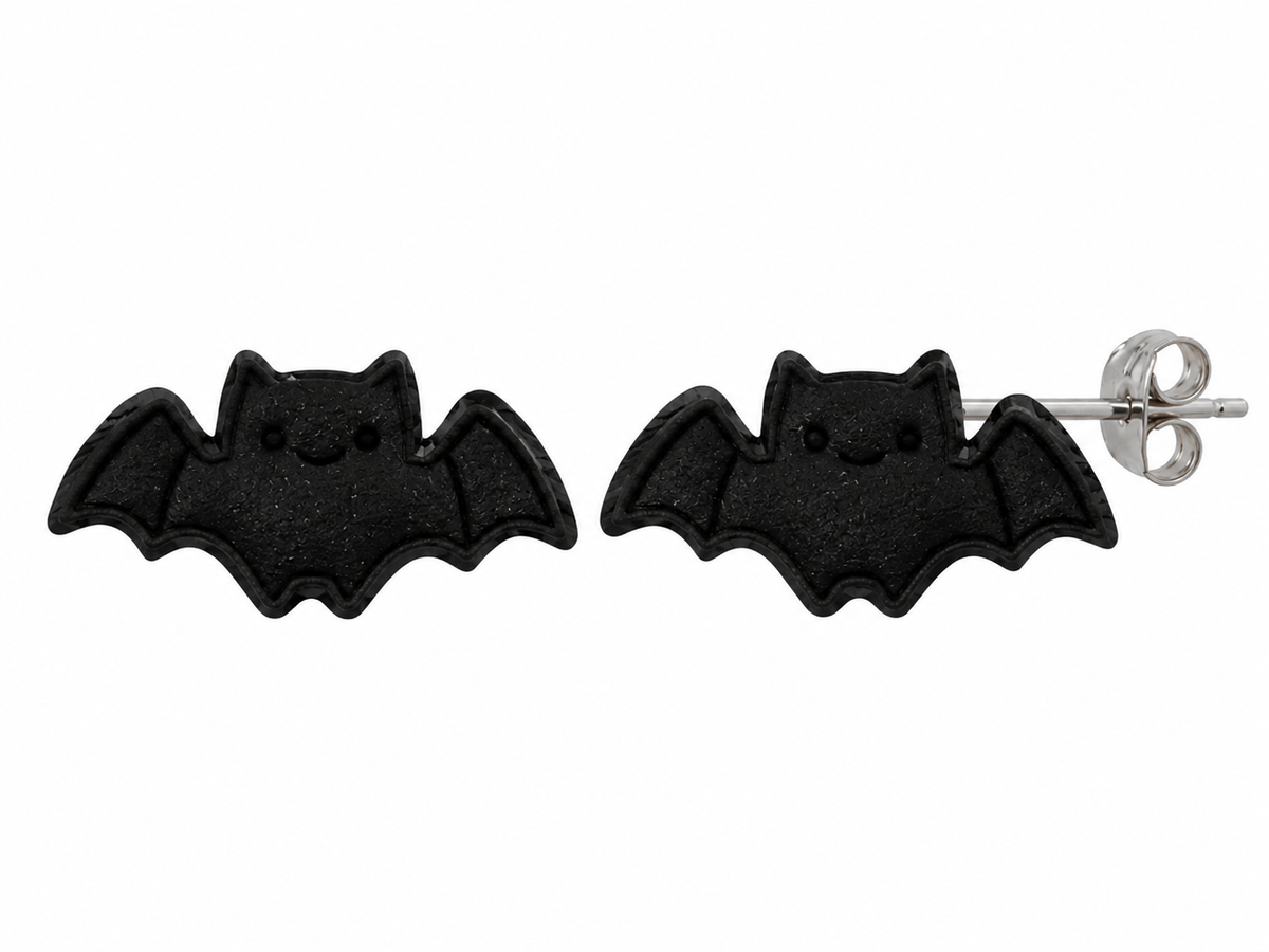 Batty for You Halloween Stud Earrings