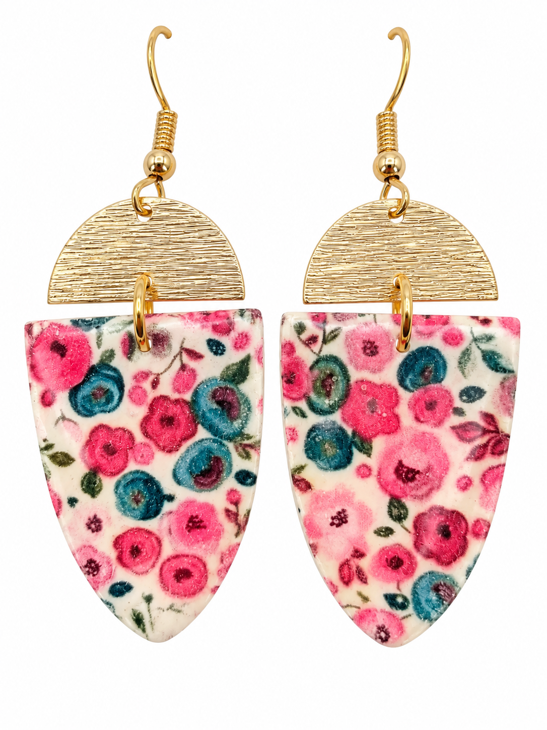Blushing Garden Floral Earrings