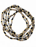 Midnight Luxe Beaded Stretch Bracelet Set