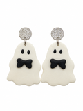 Spooky Little Gentleman Ghost Earrings