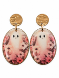 Ghostly Garden Floral Earrings
