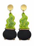 Witch's Brew Cauldron Earrings