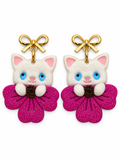 Pretty Kitty Garden Bloom Earrings