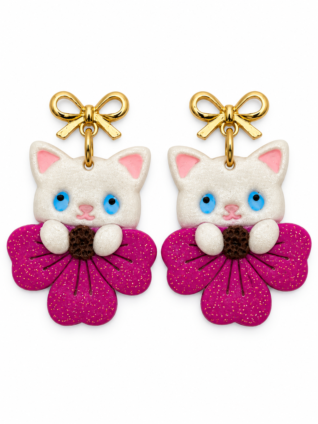 Pretty Kitty Garden Bloom Earrings