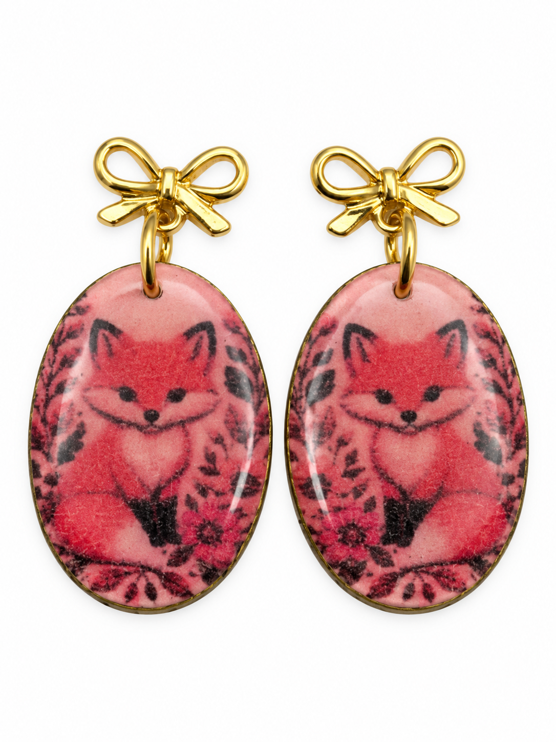Enchanted Woodland Fox Earrings