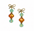 Golden Hour Crystal Drop Earrings