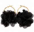Petal Perfection Flower Hoop Earrings