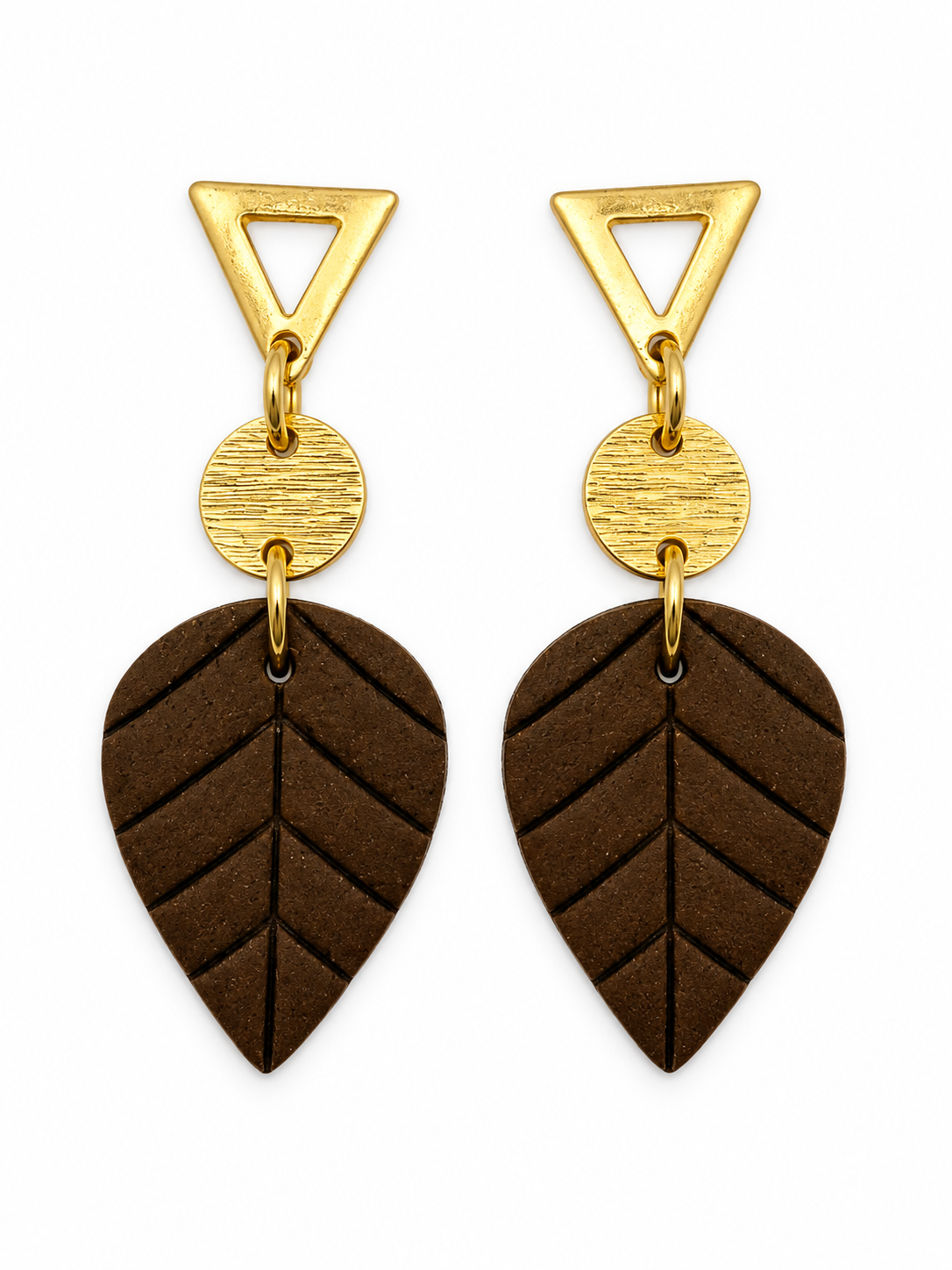 Autumn Elegance Leaf Earrings