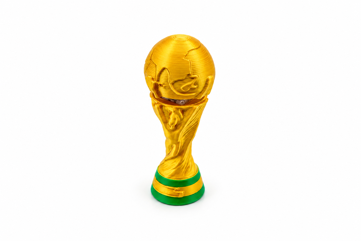 Golden Goal Soccer Trophy Clicker