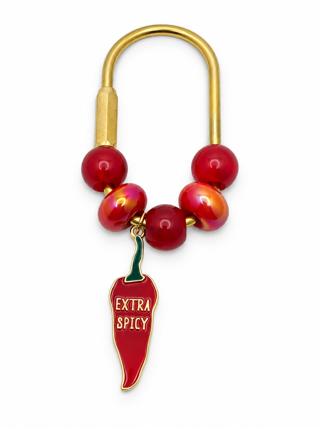 Extra Spicy Chili Pepper Bag Charm
