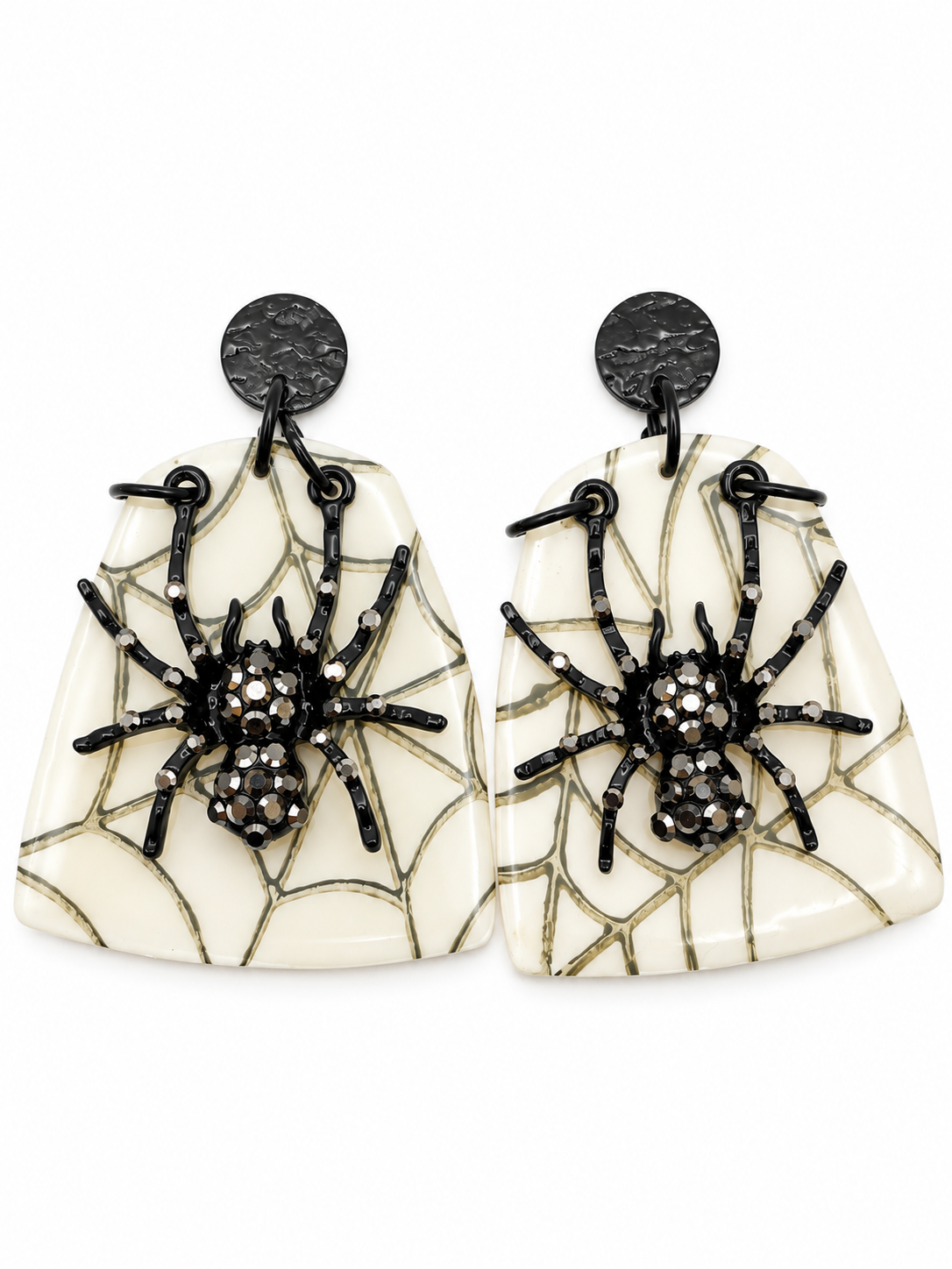 Web of Glam Spider Earrings