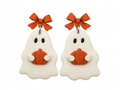 Little Pumpkin Hug Ghost Earrings