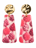 Blushing Autumn Leaves Earrings