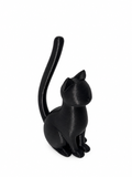 Midnight Whiskers Black Cat Ring Holder