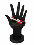 School Spirit Beaded Bracelet Set