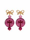 Pretty in Pink Dragonfly Earrings