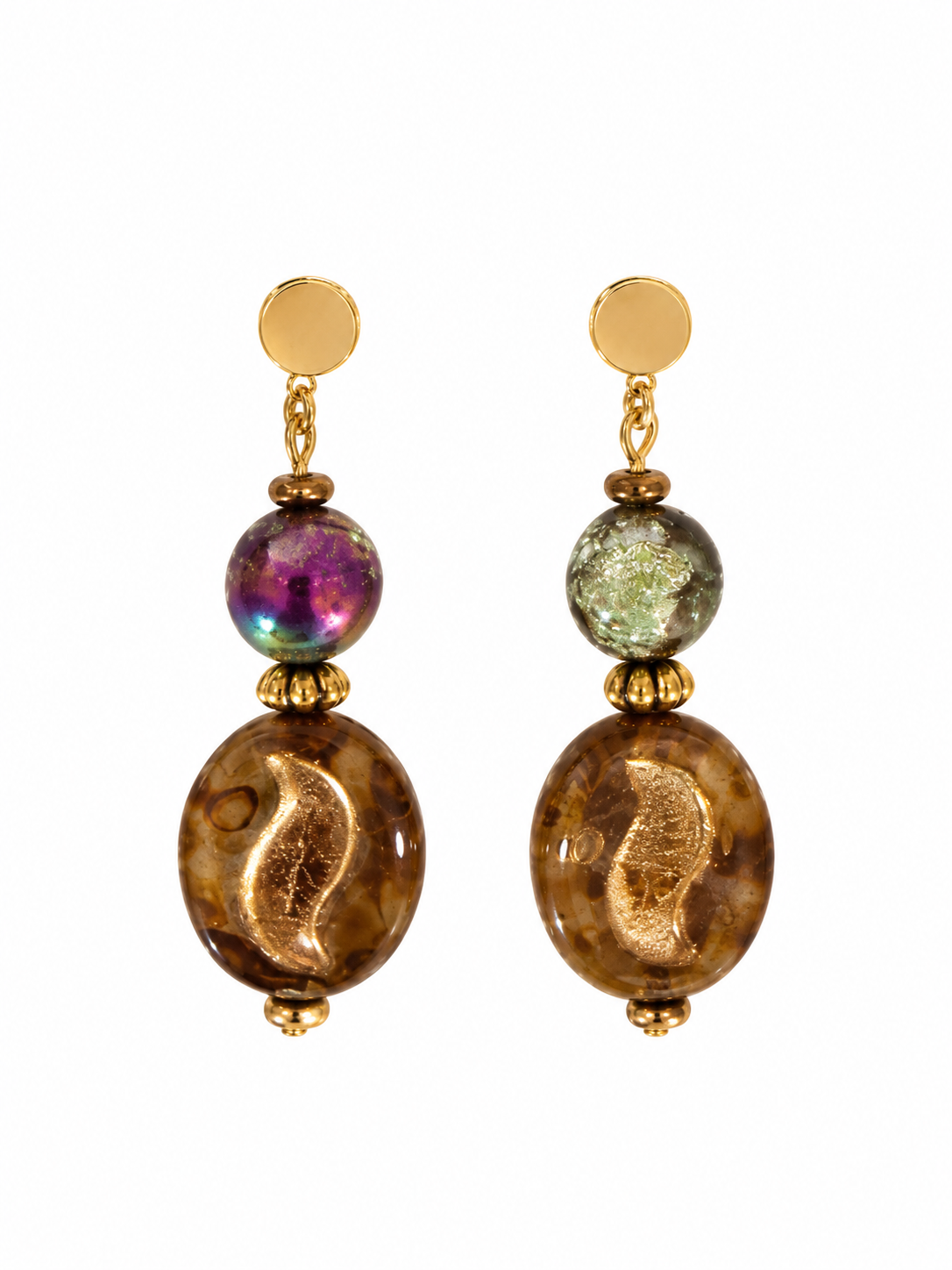 Golden Hour Boho Beaded Earrings