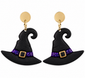 Midnight Magic Witch Hat Earrings