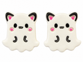 Boo-tiful Kitty Ghost Stud Earrings