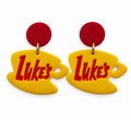 Luke's Diner Sign Earrings
