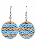Coastal Knit Braided Earrings