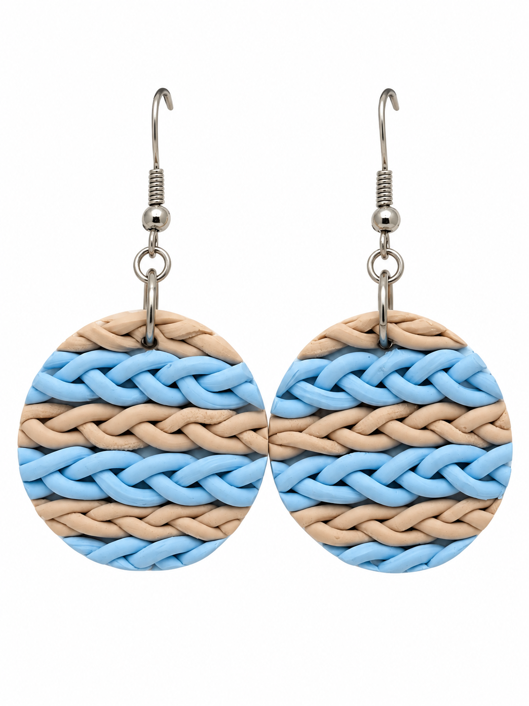 Coastal Knit Braided Earrings