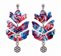Stars & Swirls Patriotic Earrings