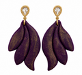 Amethyst Elegance Petal Earrings