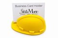 Under Construction Hard Hat Business Card Holder